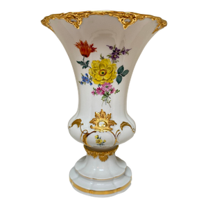 Meissen Trumpet Shaped Vase