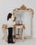 A 19th century Venetian console and mirror set in the neo-Rococo style, featuring a carved wooden structure with a...