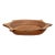 Rustic Hand-Carved Tray With Handles For Sale