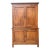 Vintage Wood Panel Cabinet For Sale