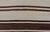 Turkish Vintage Flat-Weave in Shades of Brown and Ivory With Stripe Design For Sale - Image 4 of 10