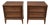 Mid Century Modern Walnut Nightstands - Pair For Sale