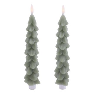 FIA Wick Tree Taper Candle (Set of 2) For Sale
