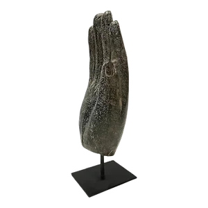 Volcanic Rock Hand Sculpture, Late 20th Century