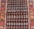Measures: 3'10 x 9'4 Antique Kurdish Gallery Runner In All-Over Geometric Design on a Blue Background. Country of Origin:...