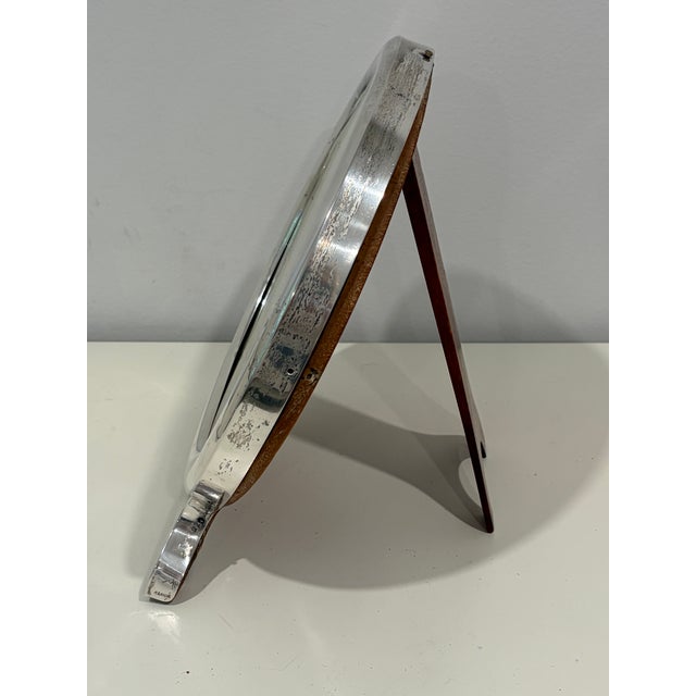 1930s Antique Art Deco Style 800 Silver Round Photograph Footed Frame Jm Werner Berlin For Sale - Image 5 of 18