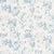 Sample - Schumacher X Jill Lasersohn Toile De La Prairie Fabric in Blue For Sale