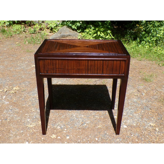 Vintage McGuire Faubourg Collection Table Desk For Sale - Image 15 of 17