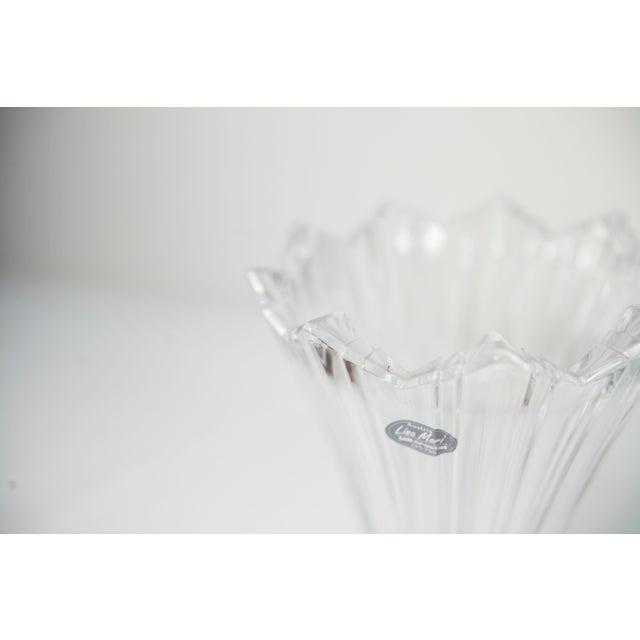 Crystal Vase by Lisa Mori, Austria, 1980s For Sale - Image 11 of 14