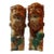 1970s Colorful Ceramic Foo Dogs - a Pair For Sale
