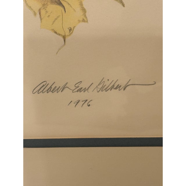 Up for auction or purchase is this striking vintage 1976 framed lithograph print titled "The Blue Jay" by the celebrated...