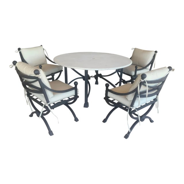 Kreiss Mykonos Patio Dining Chairs Set of 6 For Sale