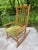 Handcrafted solid wood rocking chair with an upholstered seat. Solid, comfortable, well-cared for. A loving addition to...