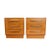 Pair of G plan teak 'Fresco' chests by Victor Wilkins, English, ca. 1960, of cube-form, the three drawers with molded...