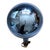Early 20th Century Mercury Glass Garden Gazing Ball Ornament For Sale