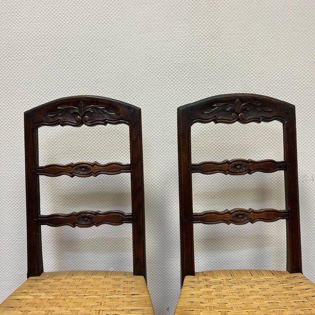 Antique Kitchen Chairs, Set of 6 For Sale - Image 3 of 11