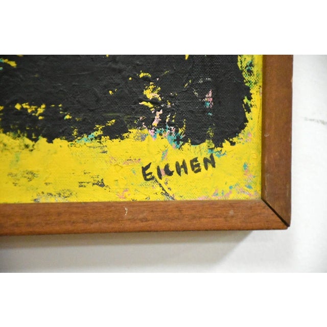 Paint Mid Century Abstract Painting For Sale - Image 7 of 8