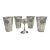 Sterling Silver Art Deco Mint Julep Cups For Sale