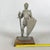 Vintage Medieval Knight Statue in Armor with Sword and Shield on Wooden Base from Artigianale, 1950s For Sale - Image 9 of 11