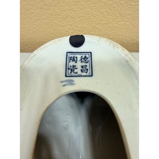 Vintage Chinese Opium Ceramic Pillow For Sale - Image 9 of 9