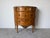 19th-Century French Louis XVI Style Marquetry Inlaid Demi-Lune Cabinet With Breccia Marble Top For Sale - Image 4 of 18