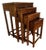 1930s Set of 4 Vintage Chinese Nesting Wooden Side Tables For Sale