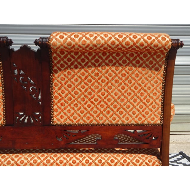 Louis XV Two-Seater Bench, 1950s For Sale - Image 14 of 18