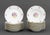 Thun Bohemia Porcelain Dinner Service for Twelve, floral motif, gilt rim, each marked "TK / Thun / Czechoslovakia"...
