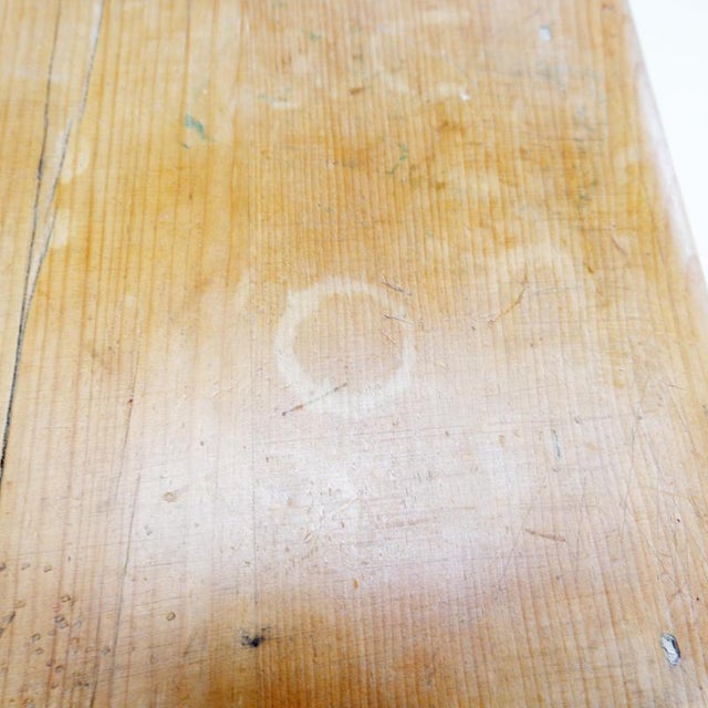 Antique English Desk in Pine, 1950s For Sale - Image 10 of 15