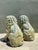 Bronze Vintage Monumental Bronze Foo Lions - A Pair For Sale - Image 8 of 12