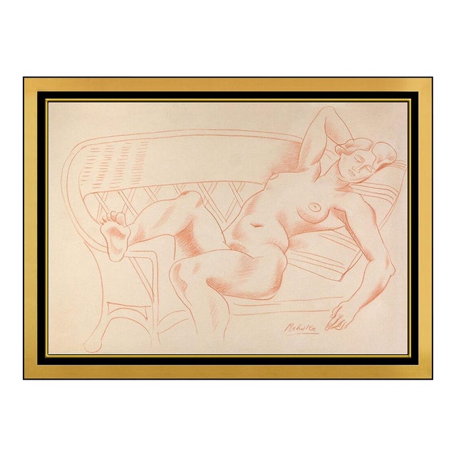 Early 20th Century Alone in a Garden, Jan Matulka For Sale
