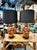 Art Deco Mid 20th Century Art Deco Table Lamps With Egyptian Motifs, Hand-Painted Porcelain shades not included- a Pair For Sale - Image 3 of 13
