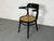 Bentwood Mod 233 Black Desk Chair with Rattan Seat from Thonet, 1930s For Sale - Image 6 of 13