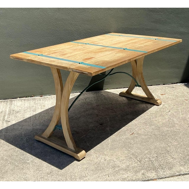 Combining rustic appeal with clever space-saving functionality, this vintage extendable console table effortlessly...