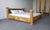 We adore this 1970s pencil reeded bamboo bed frame. It is all original and a sight to behold and a RARE KING SIZE. It is a...