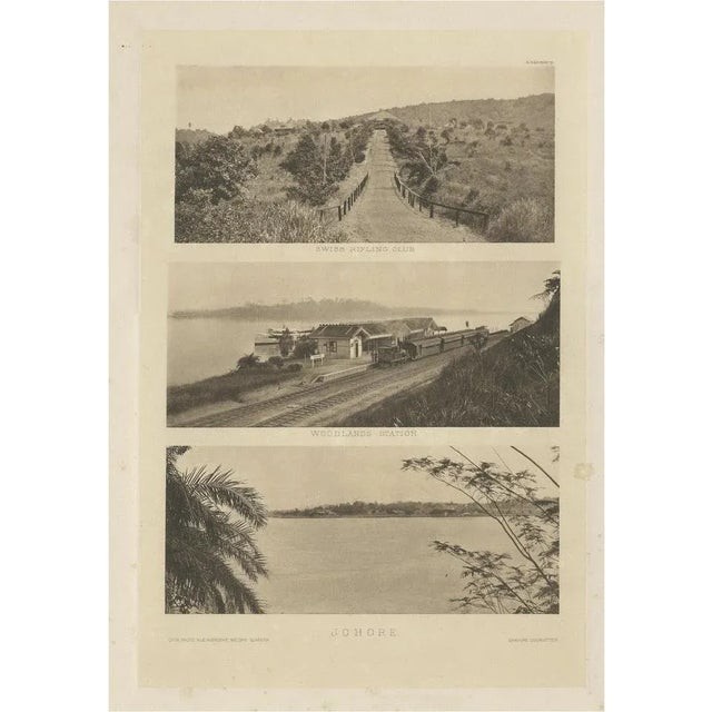 Scenes of Singapore and Johore, 1907, Photogravure For Sale - Image 6 of 6