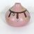 Vintage Studio Pottery Vase With Peacock and Raised Flower Details Pink Signed by Artist For Sale - Image 4 of 11