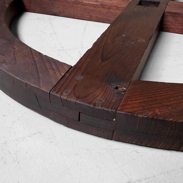 Japanese Wooden Itomaki Winding Wheel, 1920s For Sale - Image 17 of 18