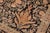 Shabby Chic Art Nouveau 1990's Pak-Persian Black/Green Wool Rug - 6'3'' X 8'0'' For Sale - Image 3 of 9