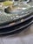 Black Mid-Century French Majolica Oyster Service from Saint-Clement, 1950s, Set of 7 For Sale - Image 8 of 9
