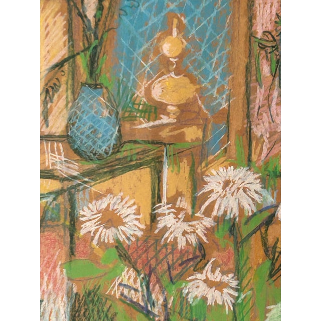 Vintage Still Life Pastel Drawing, Christopher 1975 For Sale - Image 4 of 12