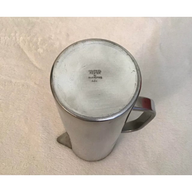 Vintage Boardman Colonial Pewter Cocktail Pitcher Chairish