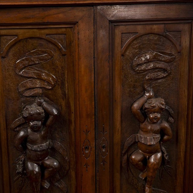 Carved Secretaire with Drawers For Sale - Image 17 of 18