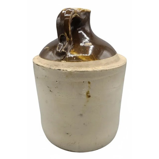 Early Antique Stoneware Whiskey Jug — Gray & Company, Spokane, Washington For Sale - Image 9 of 12