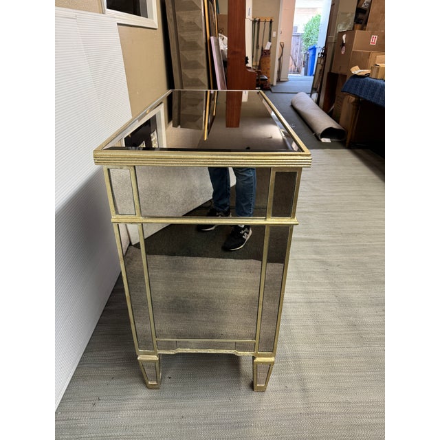 Silver Rosdorf Park Azil Mirrored Chest of Drawers For Sale - Image 8 of 12