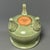 Vintage Chinese Longquan Celadon Porcelain Incense Burner | One of a Kind, Carved‑Pattern Double Handles For Sale - Image 6 of 7