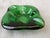 Chunky 60's Blenko Style Green Glass Catchall Ashtray For Sale - Image 14 of 15