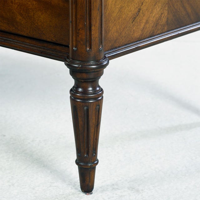 Wood Dark French Louis XVI Commode For Sale - Image 7 of 10