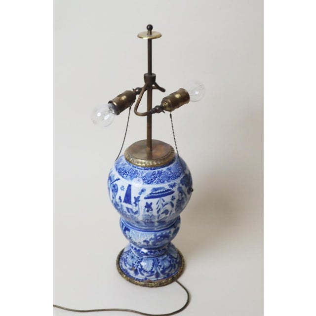 Asian Style Table Lamp by Gerhard Wolbeer, Berlin, Early 18th Century For Sale - Image 5 of 14