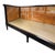 Vintage Black High-Gloss Lacquer Double-Caned Daybed With Custom Tiger Upholstery For Sale - Image 10 of 16